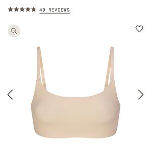SKIMS Maternity nursing scoop Bralette- Medium, Color sand